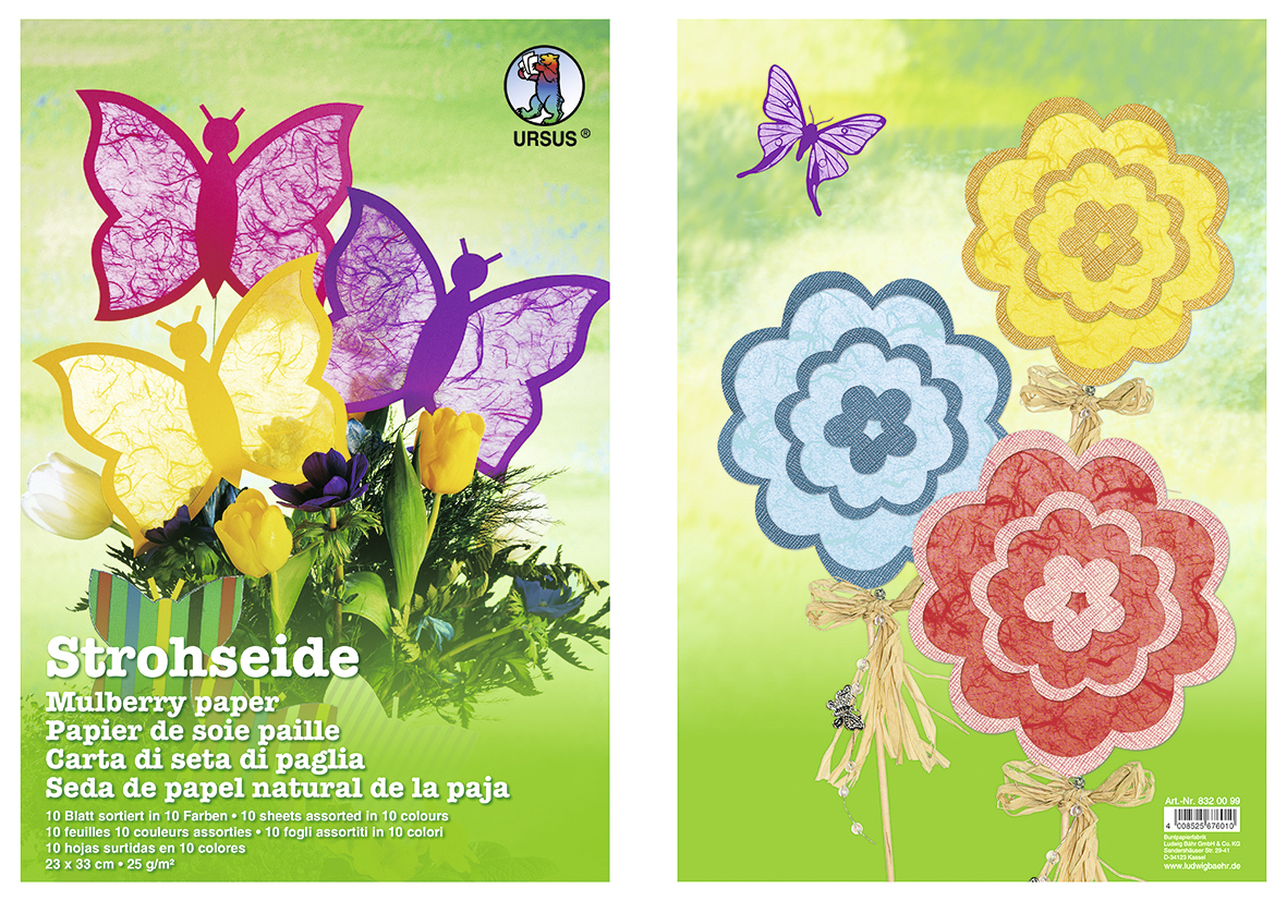 Bloc de soie de paille 25 gr/m2 23x33